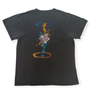 Y2k Valve Corp Portal 2 Promo Gaming Tee - M